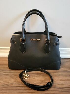 Michael Kors Black Leather Bag